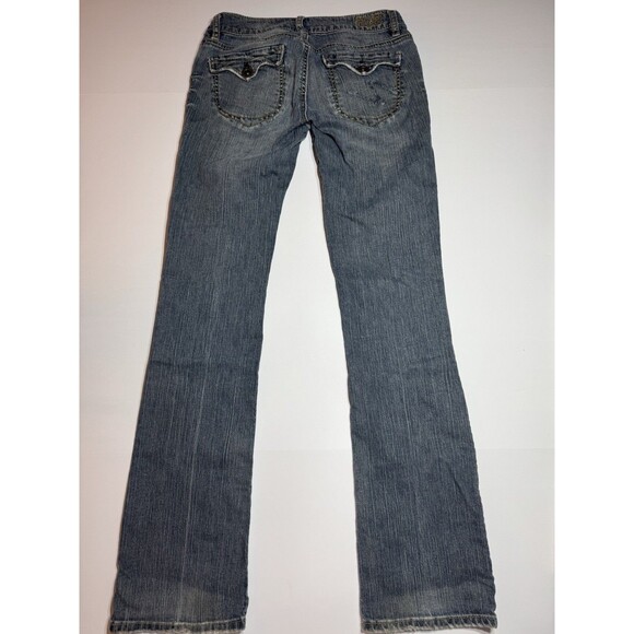 Silver Jeans Co. Women’s Bootcut Jeans 26L Cindy Aiko Y2K Hipster Distressed Hem - Picture 2 of 15